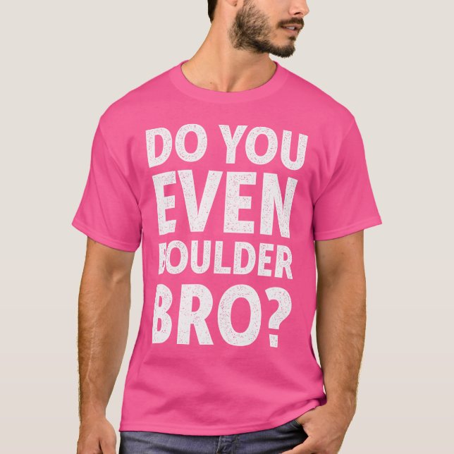 Camiseta Design Funny Bouldering Para A Subida De Pedras (Frente)