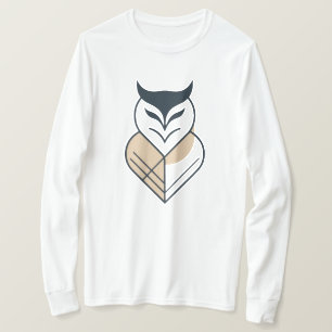 Camiseta Design geométrico do logotipo OWL