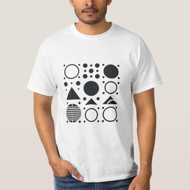 Camiseta Design Geométrico Simples (Frente)