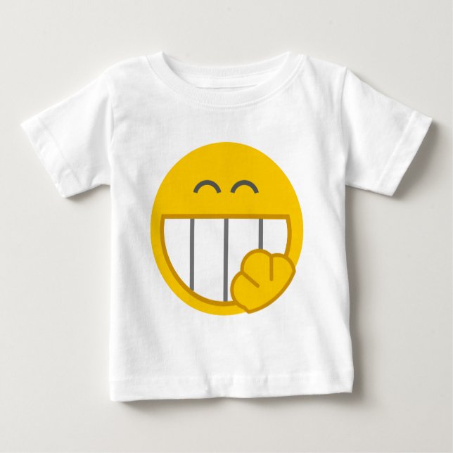 Camiseta Design Giggling da cara (Frente)