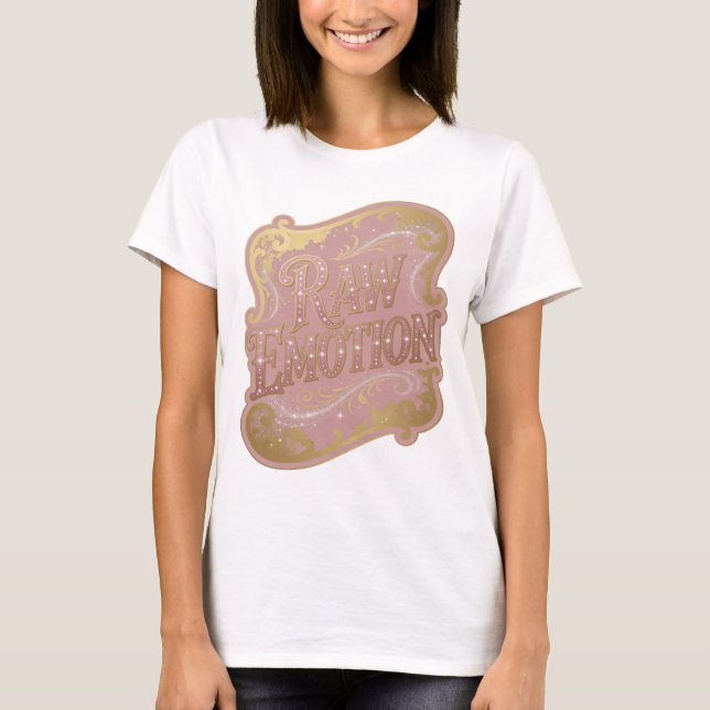 Camiseta Design Gráfico Classic Gold RAW EMOTION (Frente)