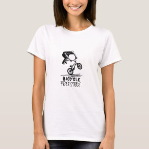 Camiseta Design gráfico de estilo livre de bicicleta