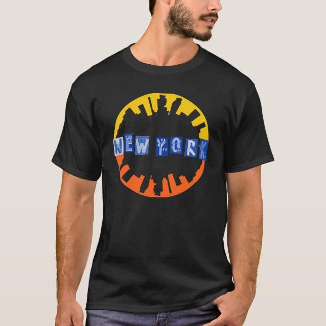Camiseta Design Gráfico de Nova York (Frente)