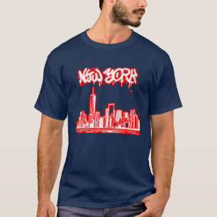 Camiseta Design Gráfico de NY