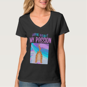 Camiseta Design Gráfico É Minha Paixão Engraçado Design Grá