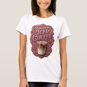 Camiseta Design Gráfico Edgy Gold POWERED BY ICED COFFEE