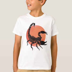 Camiseta Design gráfico Escorpião Silhouette