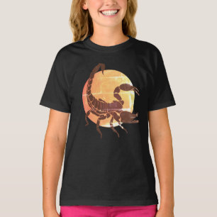 Camiseta Design gráfico Escorpião Silhouette