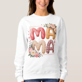 Camiseta Design Gráfico Floral Boho Estampa de Leopardo Mam