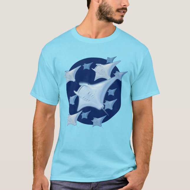 Camiseta Design gráfico Manta Ray Lover (Frente)
