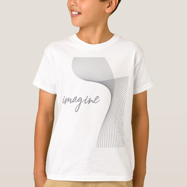 Camiseta Design gráfico moderno, simples e elegante da Imag (Frente)