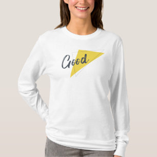 Camiseta Design gráfico moderno, vibrante e ousado do Bom