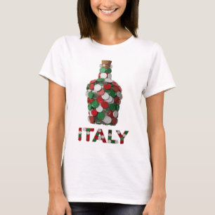 Camiseta Design Gráfico Prateado ATRATIVO ITÁLIA