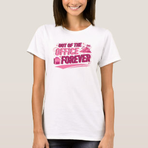 Camiseta Design Gráfico Rosa Legal FORA DO EXPEDIENTE