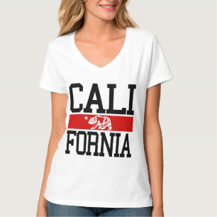 Camiseta Design GRANDE da bandeira do estado de Califórnia