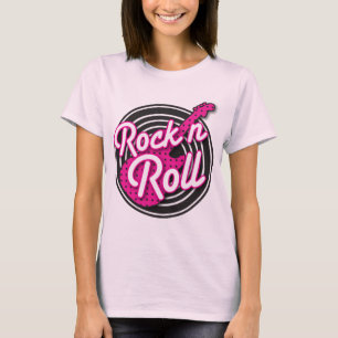 Camiseta Design gravado rockabilly do rolo da rocha N