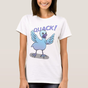Camiseta Design gritando do macarronete do Doodle do pato