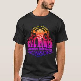 CAMISETA DESIGN GROOVY DE MINERADOR DE CARVÃO