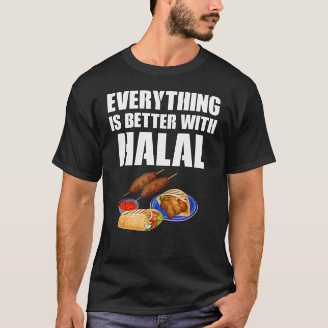 Camiseta Design Halal Roupa (Frente)