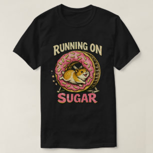 Camiseta design “Hamster Hiperativo Correndo em Açúcar”