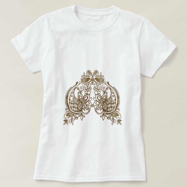 Camiseta design Henna (Frente do Design)