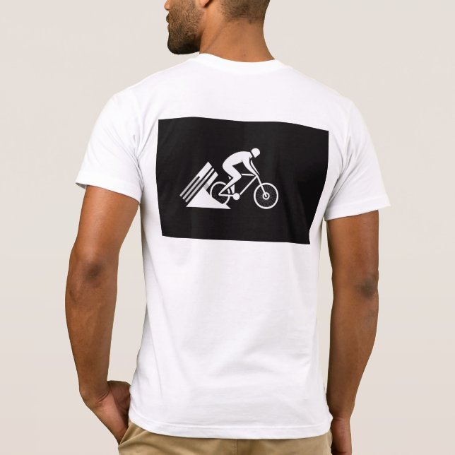 Camiseta design illustration of bike (Verso)