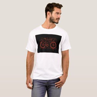 Camiseta design illustration of bike