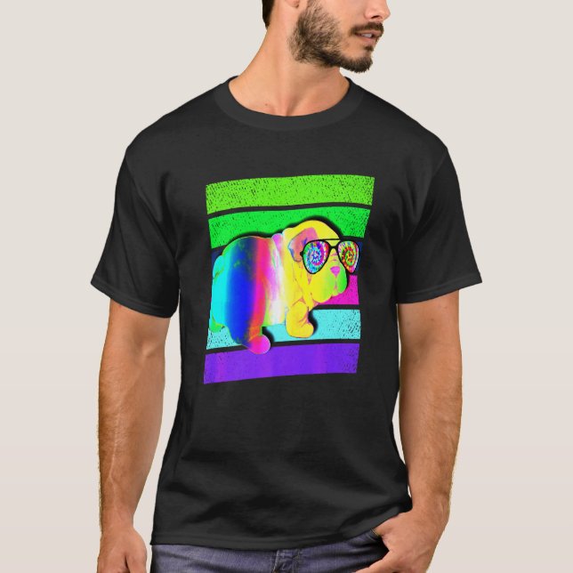 Camiseta Design Inglês - Buldogue Inglês - Bull Dog (Frente)