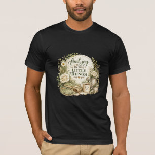 Camiseta Design Inspirador Cottagecore Floral Botânico