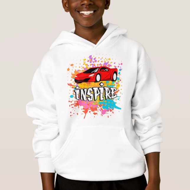CAMISETA DESIGN INSPIRE CAR BOY (Frente)