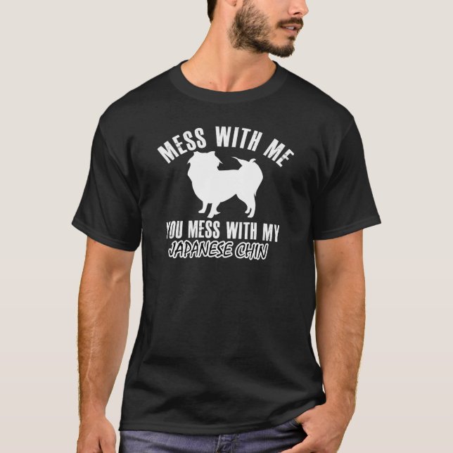 Camiseta Design japonês do queixo (Frente)