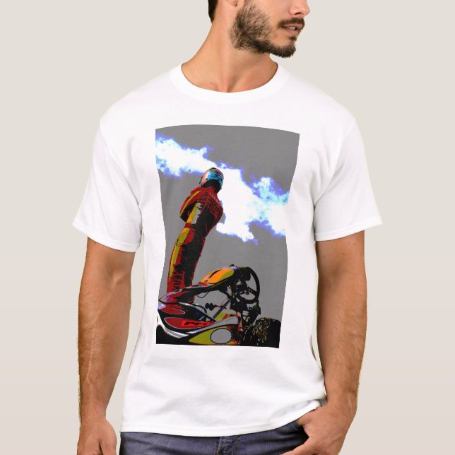 Camiseta Design karting temperamental (Frente)