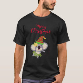 Camiseta Design Koala, dança cética de Natal australiana