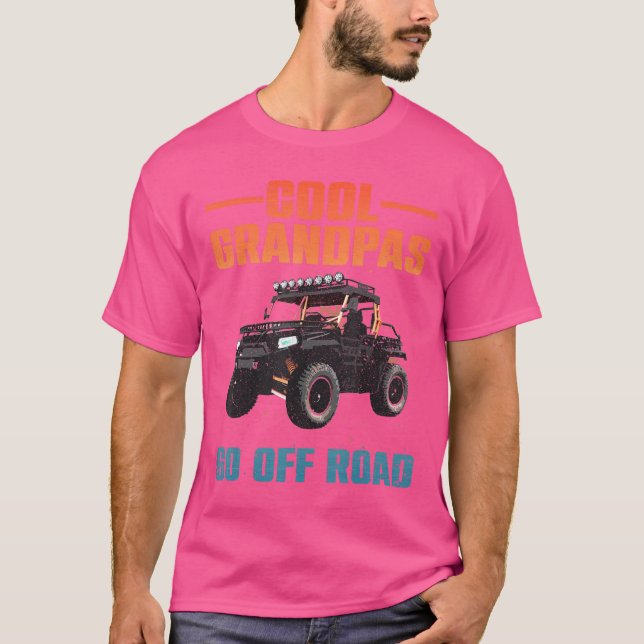 Camiseta Design lado a lado para o vovô Men Off Road UTV S (Frente)
