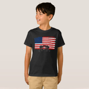 Camiseta Design legal da luta da bandeira americana do