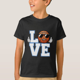 Camiseta Design legal de basquetebol Love Ventilador de b