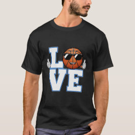 Camiseta Design legal de basquetebol Love | Ventilador de b
