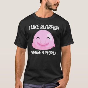 Camiseta Design Legal de Blobfish Para Homens Mulheres Pesc
