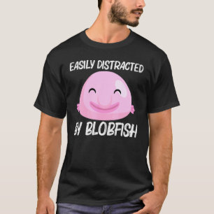 Camiseta Design Legal de Blobfish Para Homens Mulheres Pesc