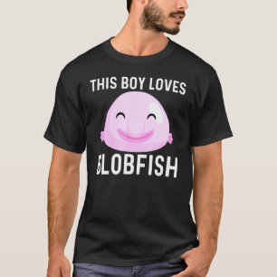 Camiseta Design Legal de Blobfish Para Meninos Pescadores P