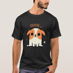 Camiseta Design legal de Cachorro-Bebê - Camisa-T Preta