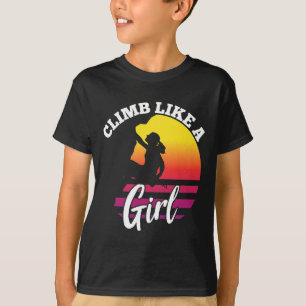 Camiseta Design Legal de Escalada em Rocha para Mulheres Me