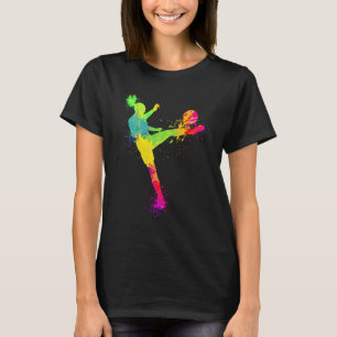 Camiseta Design Legal de Futebol Para Mulheres Meninas Joga