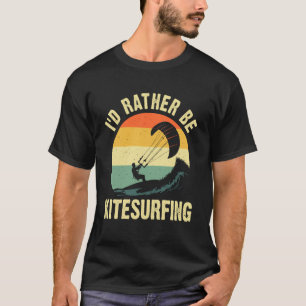 Camiseta Design Legal de Kitesurf para Homens e Mulheres Ki