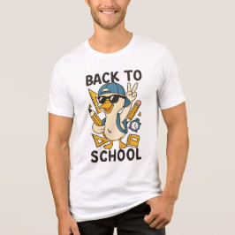 Camiseta Design Legal de Pato de Volta às Aulas, Desenho An