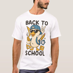 Camiseta Design Legal de Pato de Volta às Aulas, Desenho An
