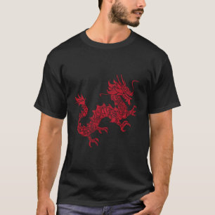 Camiseta Design Legal do Dragão Asiático Chinês