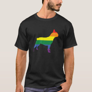 Camiseta Design LGBT Pride Pug Loving