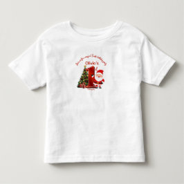 Camiseta Design Mágico de Aniversário do Papai Noel para Cr