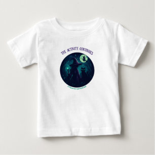 Camiseta design mágico em roupas leves para crianças
